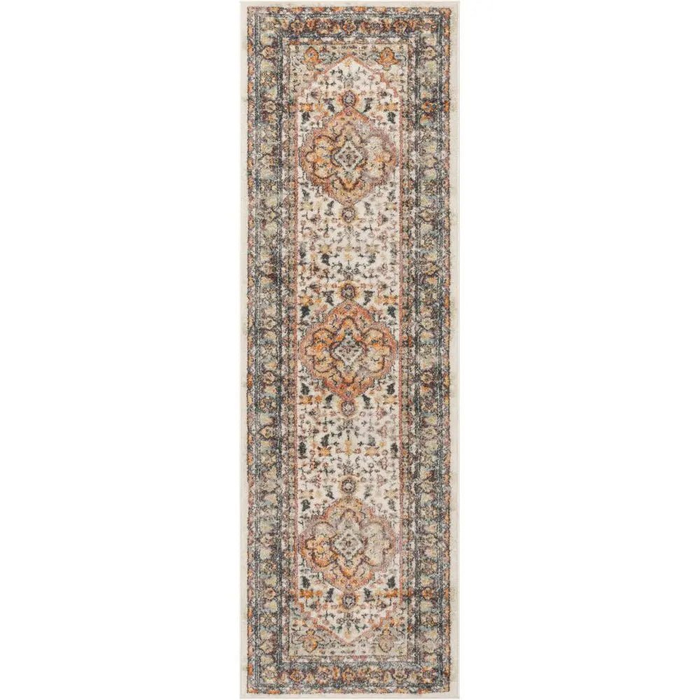 Carno Bohemian Eclectic Persian Beige Rug Well Woven