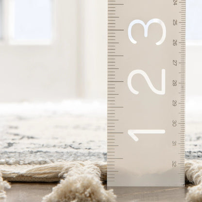 Darcy Modern Farmhouse Tribal Pattern Ivory Rug Well Woven