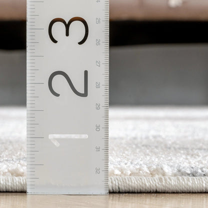 Custom Size Runner Diodelly Moroccan Lattice Trellis Ivory Grey 27 Inch Wide x Choose Your Length Hallway Runner Rug Well Woven