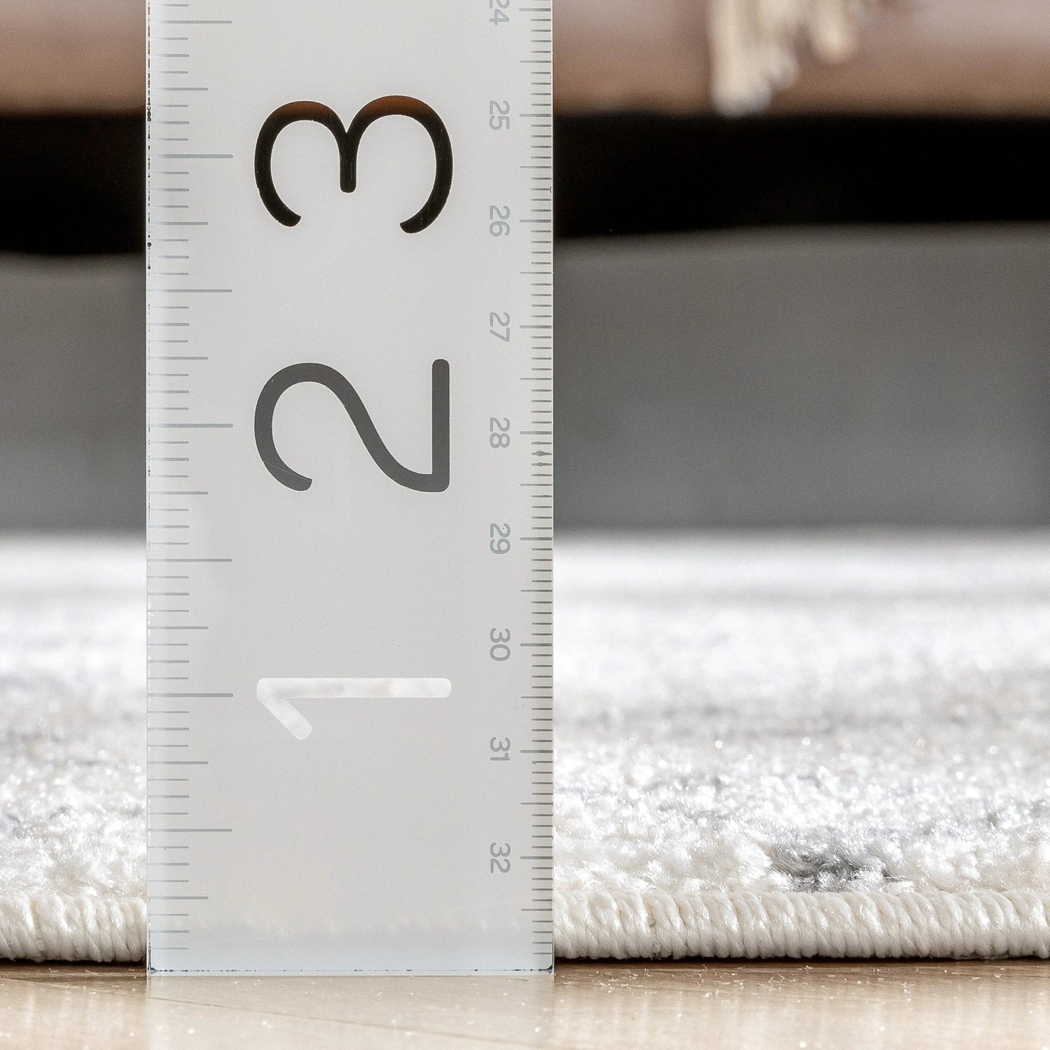 Transistora Nordic Tribal Trellis Pattern Ivory Grey Rug Well Woven