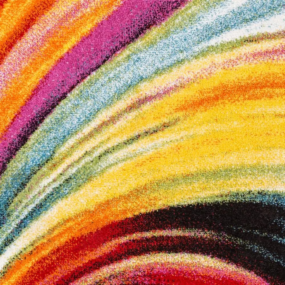 Pleasure Multi Modern Bright Rug Well Woven