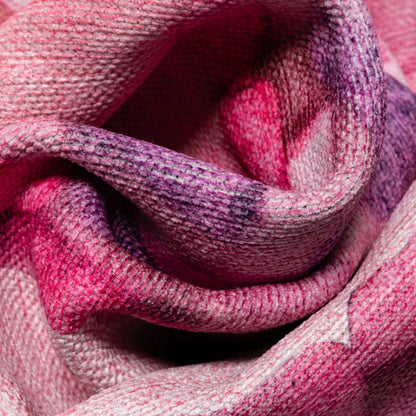 Pink Sprinkles Donut Novelty Pink Flat-Weave Rug Well Woven