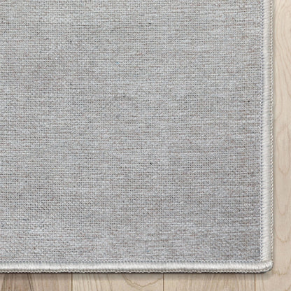 White Sprinkles Donut Novelty Ivory Black Flat-Weave Rug Well Woven