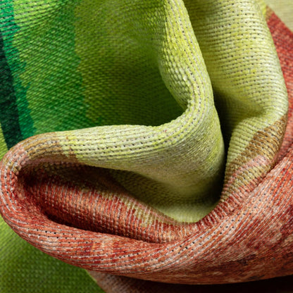 Avocado Novelty Green Flat-Weave Rug Well Woven