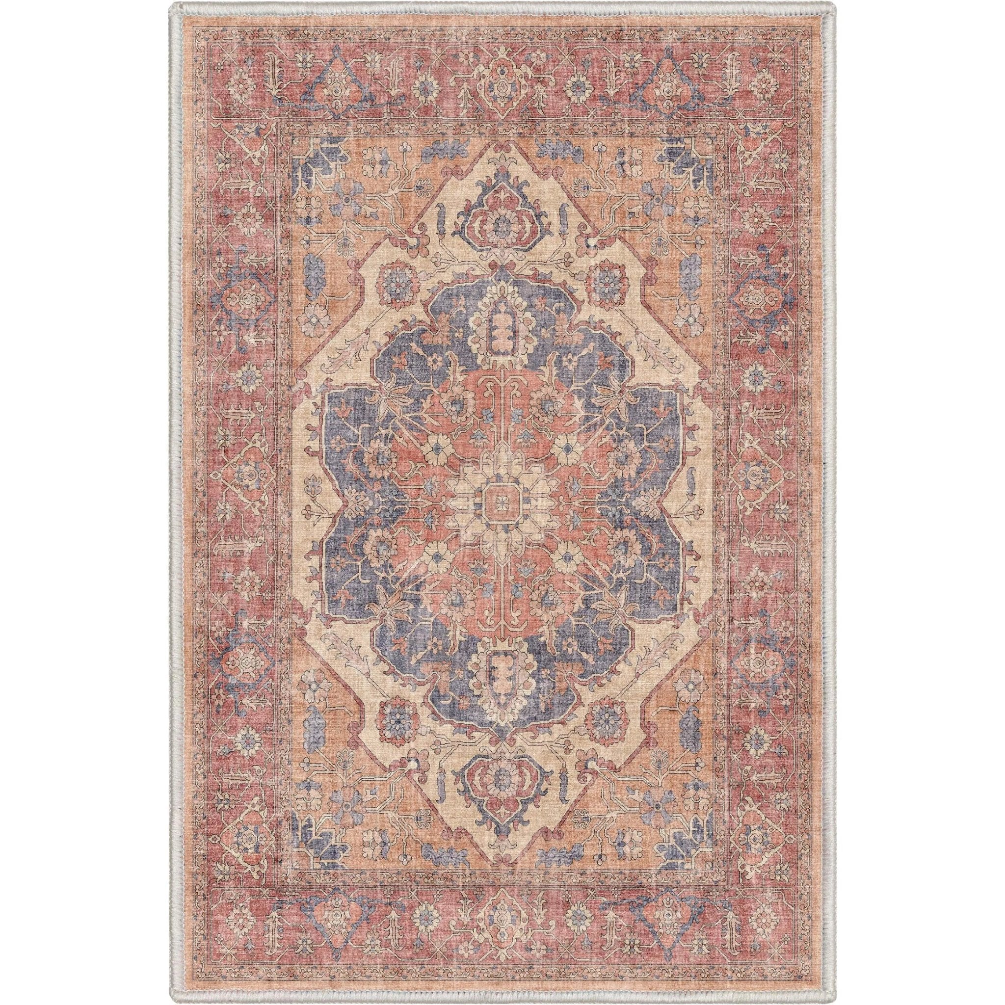 Antigua Vintage Persian Oriental Flat-Weave Rug | Apollo Serapi