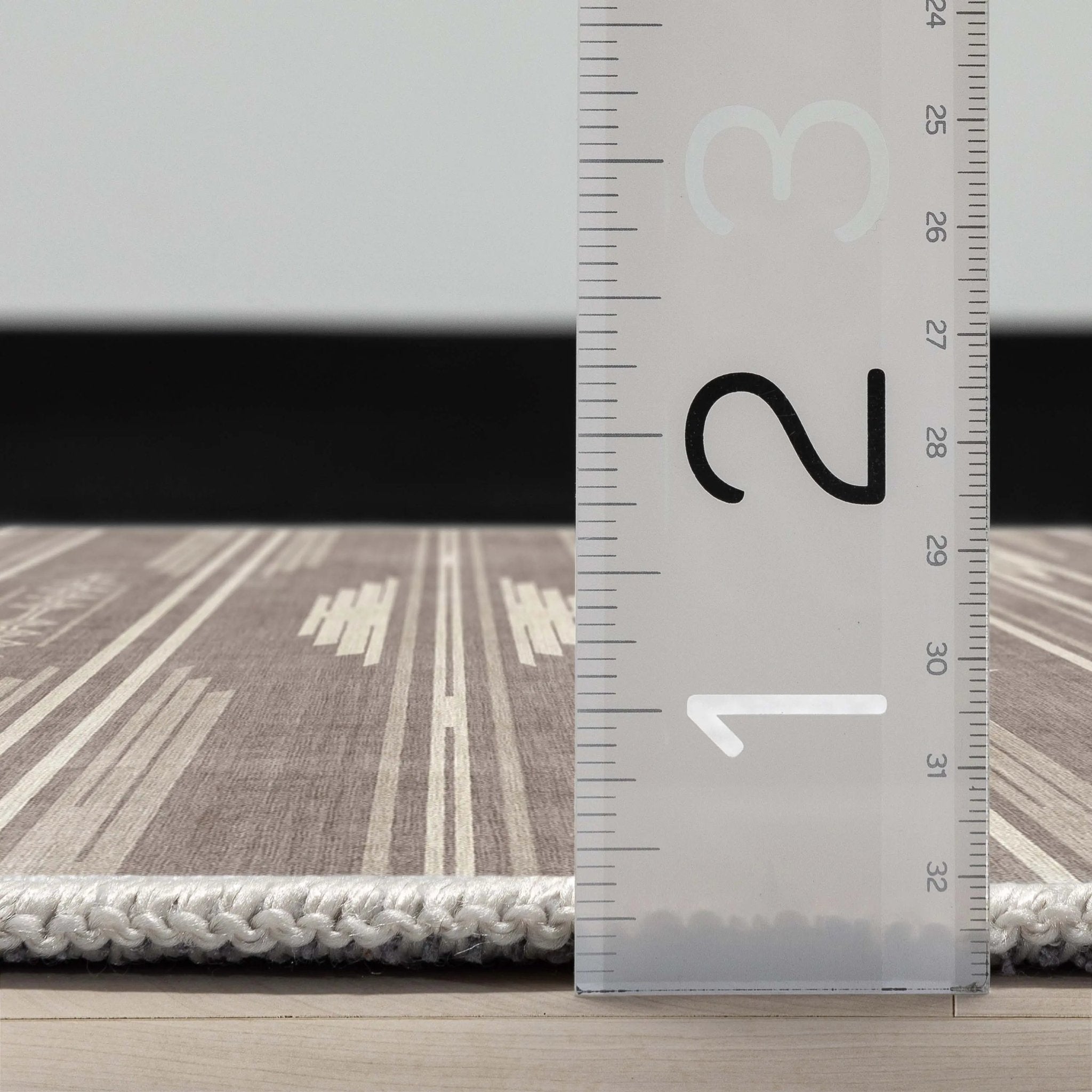 Bismarck Tribal Moroccan Beige Flat-Weave Rug Well Woven