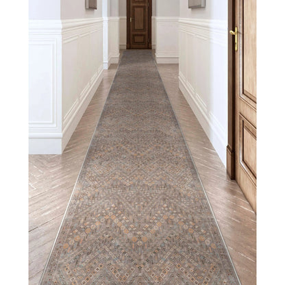 Anya Vintage Tribal Chevron Grey Flat-Weave Rug Well Woven