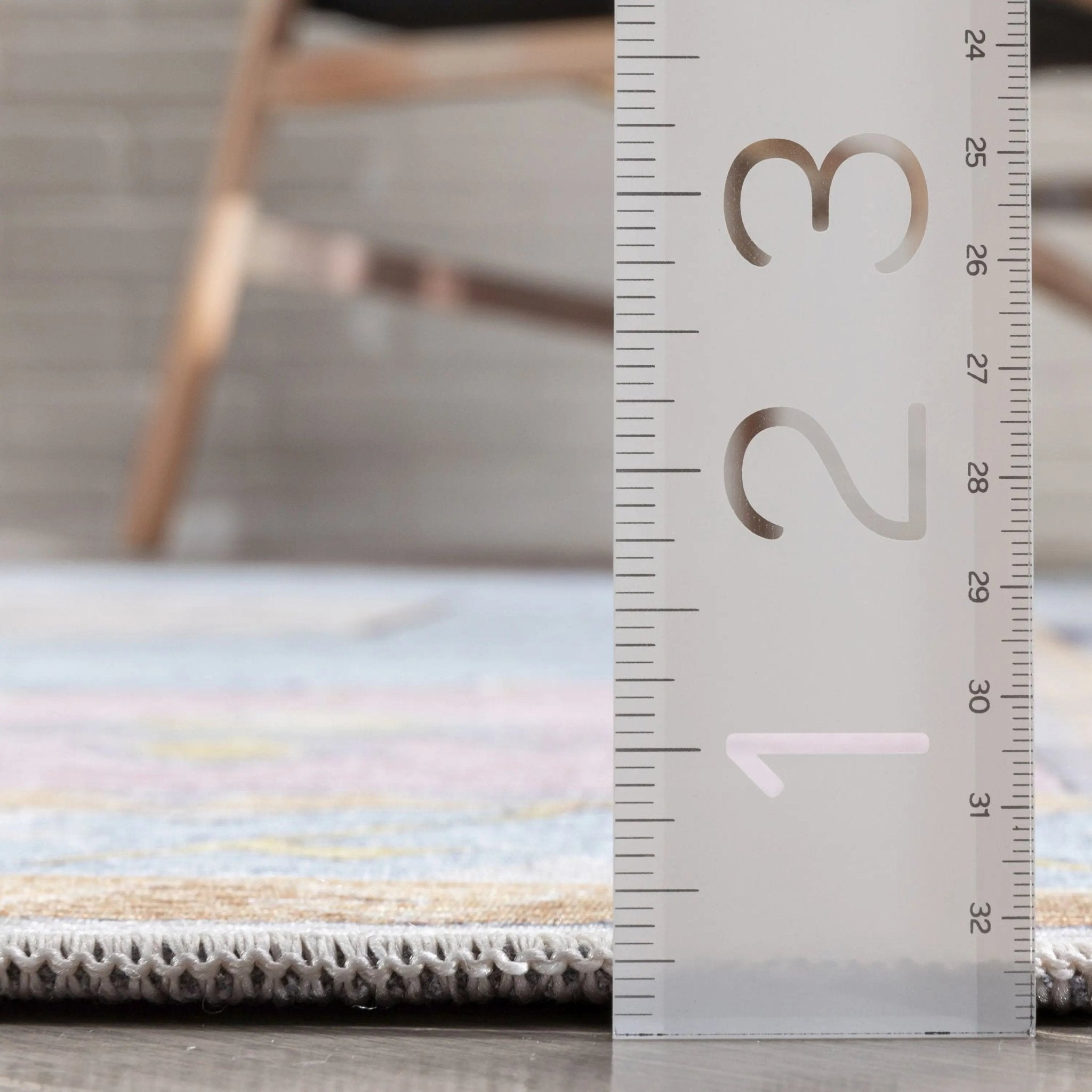 Ethnic Soft Medallion Modern Pink Light Blue Kids Flat-Weave Rug Well Woven