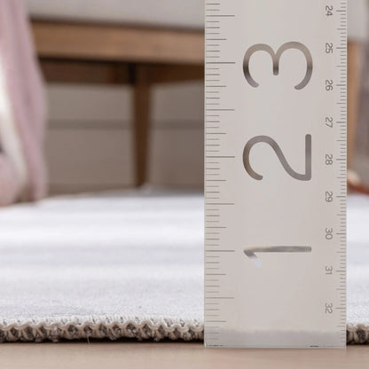 Cloud 9 Modern Grey Kids Flat-Weave Rug Well Woven