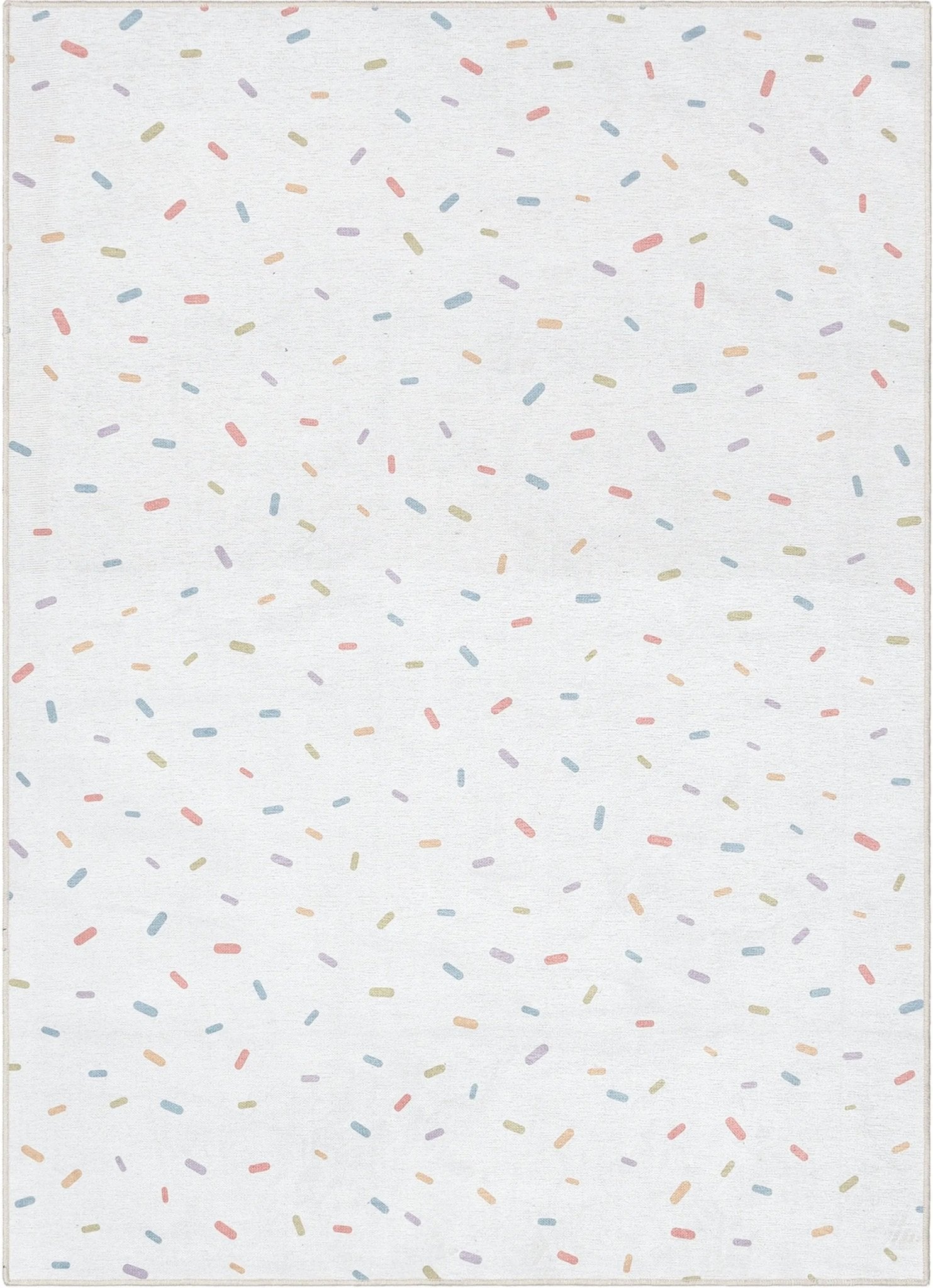 Sprinkles Modern Multi Color Area Flat-Weave Rug Well Woven