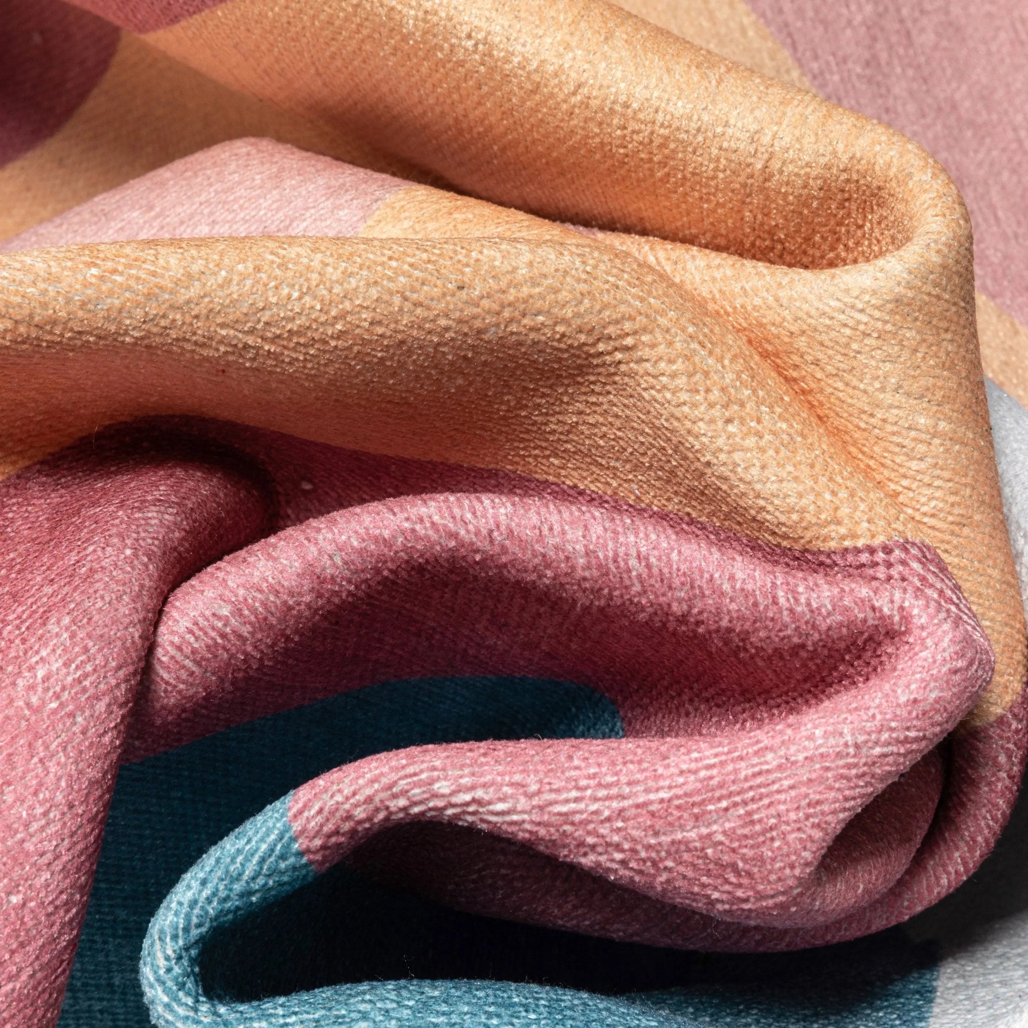 Kaleidoscope Rainbow Modern Multi Color Area Flat-Weave Rug Well Woven