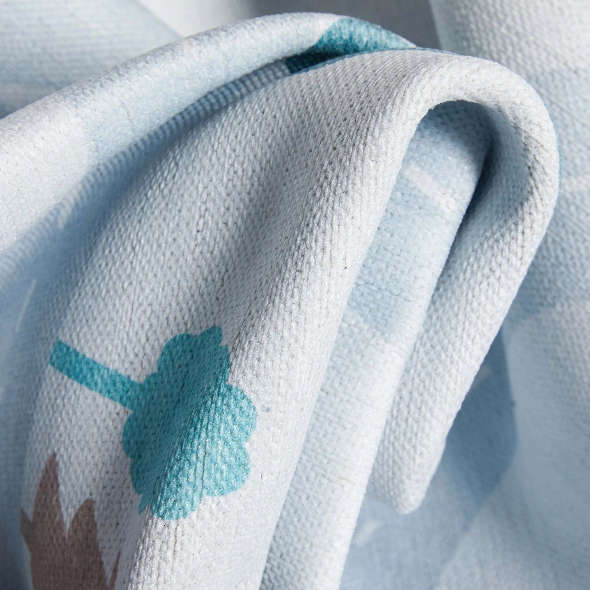 Playful Roads Modern Light Grey Area Flat-Weave Rug Well Woven