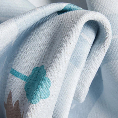 Playful Roads Modern Light Grey Area Flat-Weave Rug Well Woven