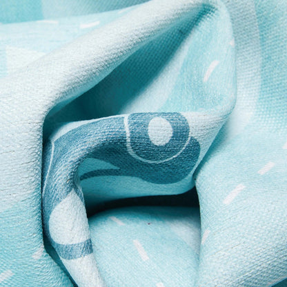 Playful Roads Modern Blue Area Flat-Weave Rug Well Woven