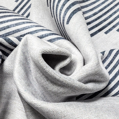 Bree Moroccan Diamond Stripes Ivory Grey Area Flat-Weave Rug Well Woven