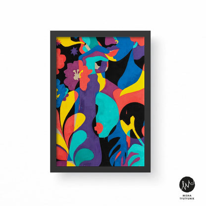 Well Woven x Misha Tyutyunik Sunday Jungle A Room With a View Multi-Color Rug Well Woven