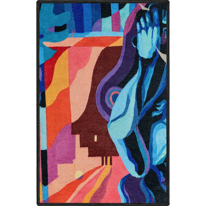 Well Woven x Misha Tyutyunik Sunday Jungle Aubade Multi-Color Rug Well Woven