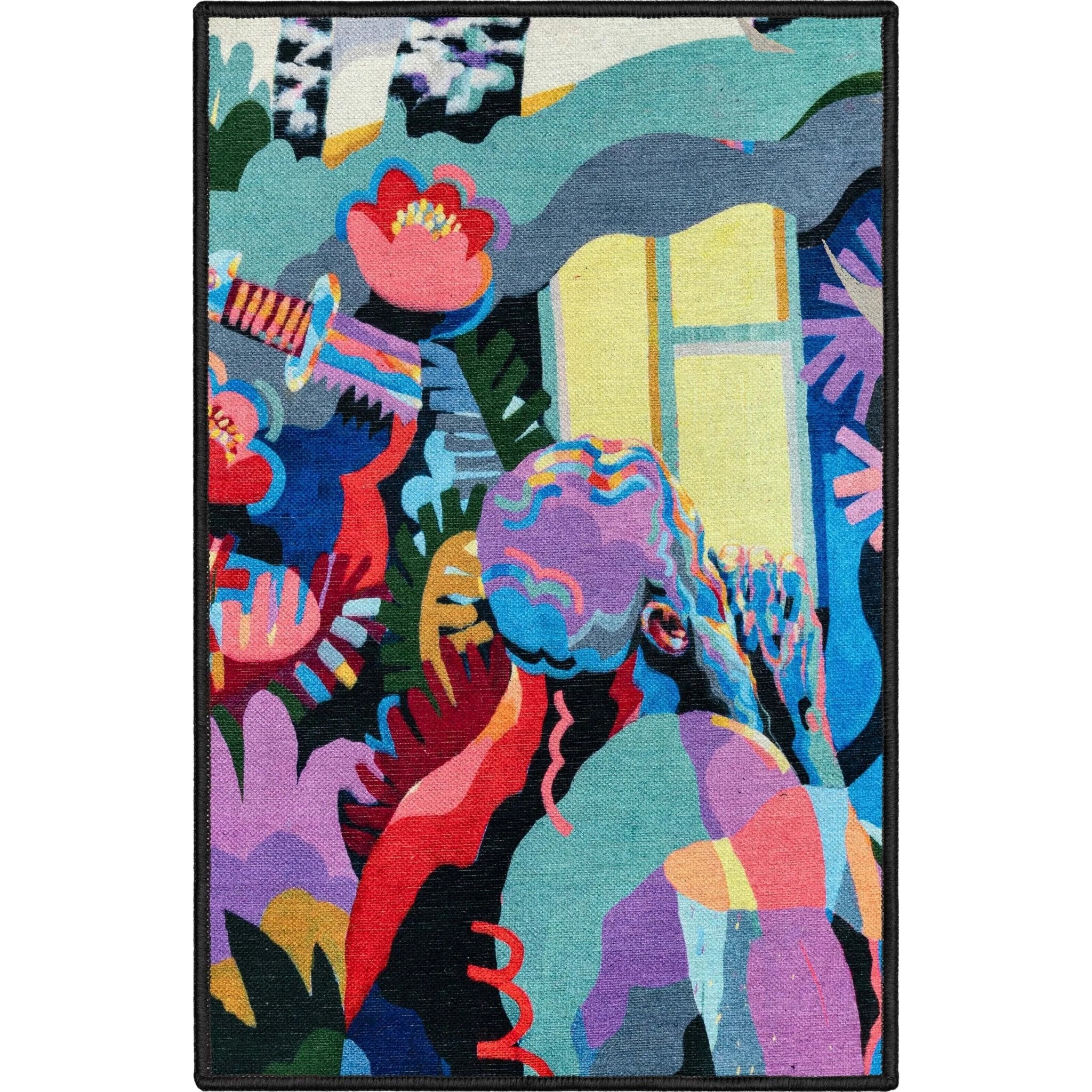 Well Woven x Misha Tyutyunik Sunday Jungle Home Multi-Color Rug Well Woven