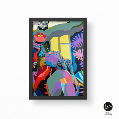 Well Woven x Misha Tyutyunik Sunday Jungle Home Multi-Color Rug Well Woven