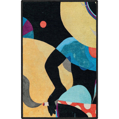 Well Woven x Misha Tyutyunik Sunday Jungle Life's a Beach Multi-Color Rug Well Woven