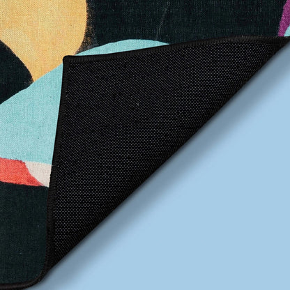 Well Woven x Misha Tyutyunik Sunday Jungle Life's a Beach Multi-Color Rug Well Woven