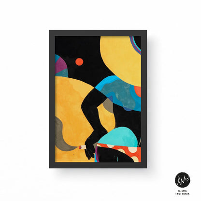 Well Woven x Misha Tyutyunik Sunday Jungle Life's a Beach Multi-Color Rug Well Woven