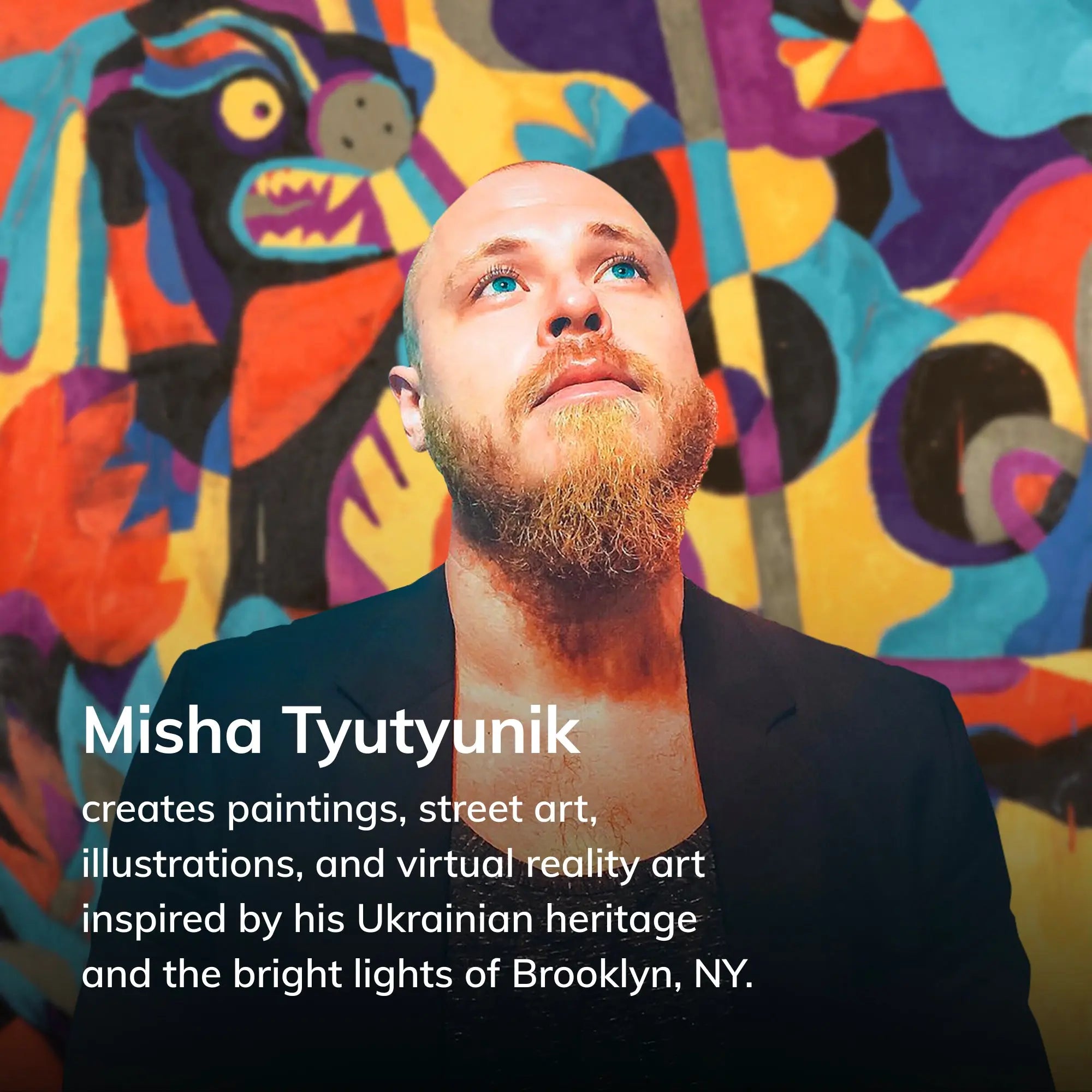 Well Woven x Misha Tyutyunik Sunday Jungle There Will Be Blood Multi-Color Rug Well Woven