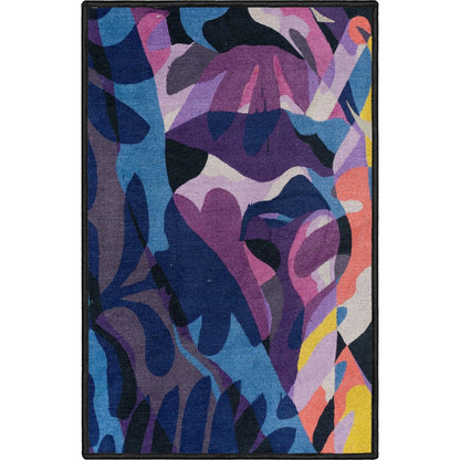 Well Woven x Misha Tyutyunik Nocturne Sunday Jungle Multi-Color Rug Well Woven