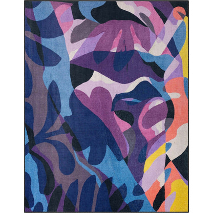 Well Woven x Misha Tyutyunik Nocturne Sunday Jungle Multi-Color Rug Well Woven