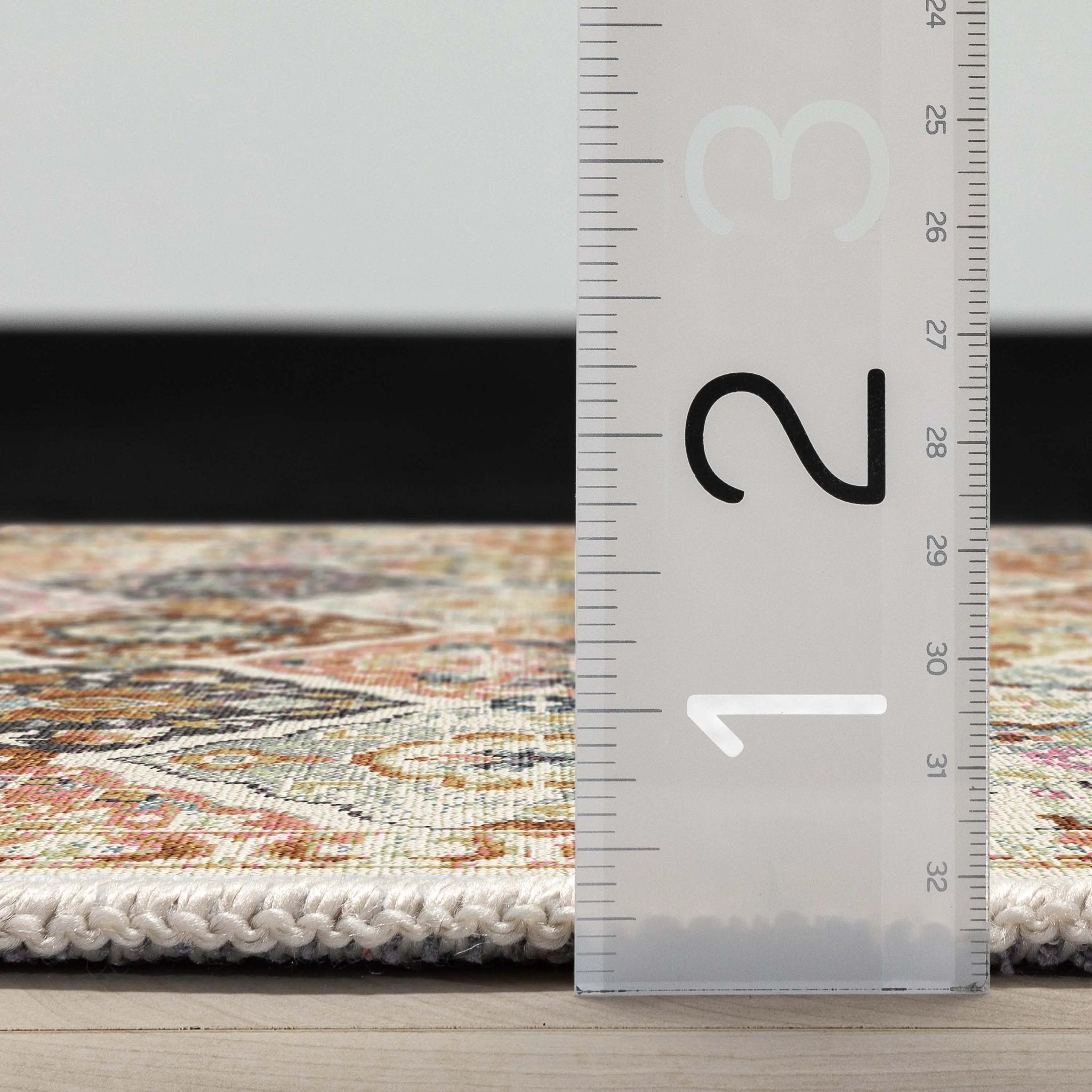 Maeve Vintage Trellis Multi Beige Flat-Weave Rug Well Woven