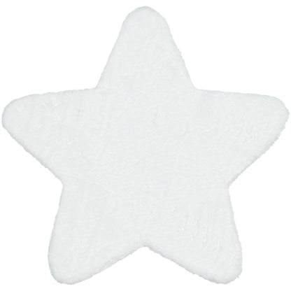 Crest Modern Glam Faux Fur Plush White Shag Rug Well Woven