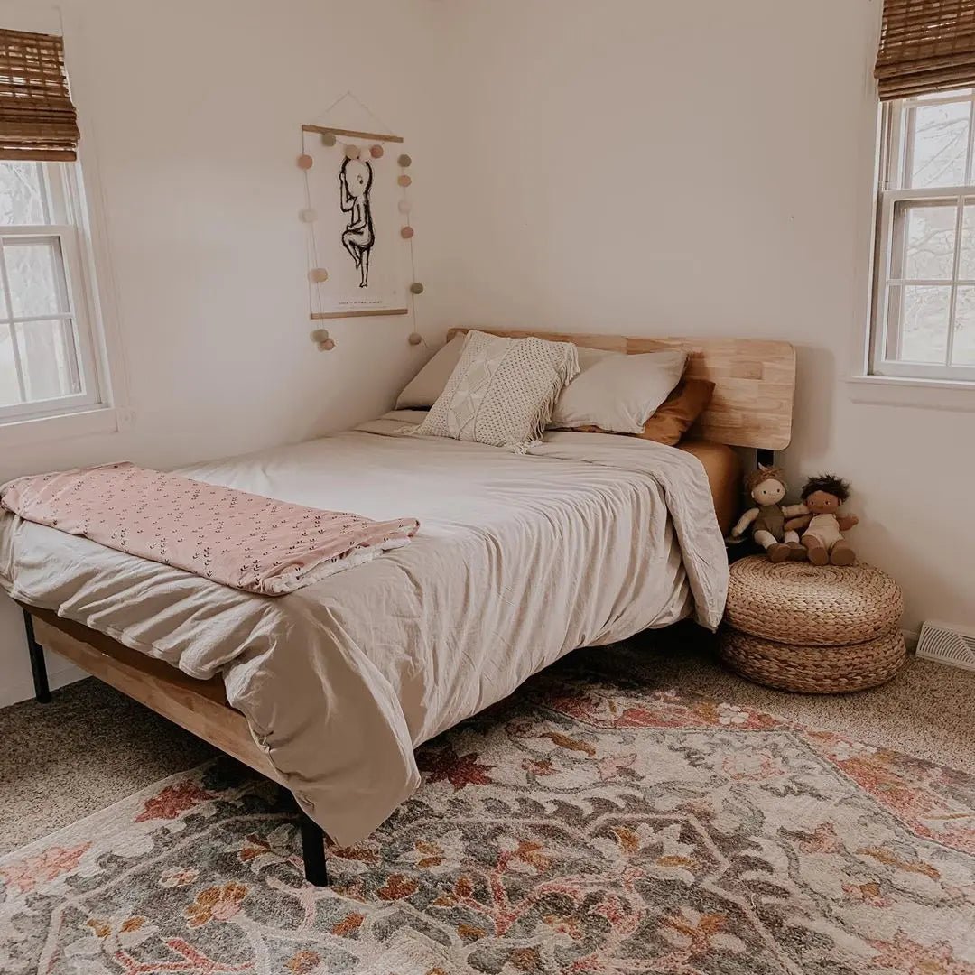 Gwendolyn Blush Bohemian Oriental Medallion Rug Well Woven